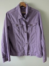 Quba Alondra Western Jean Jacket Violet Size 16