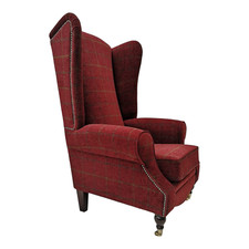 Wing Back Queen Anne Fireside