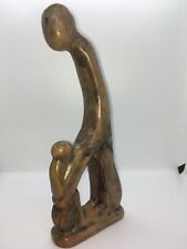 Vintage Stone Ornament sculpture fertility alien family love art safe home care