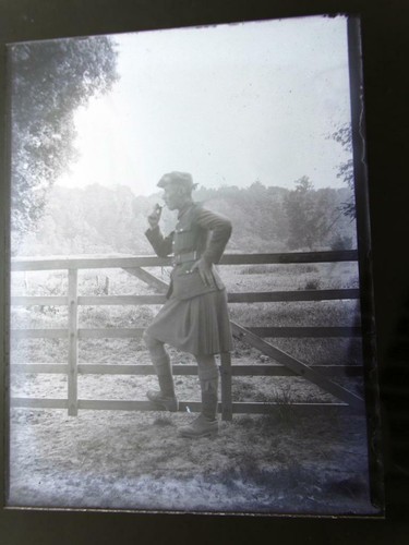 Negative wwi soldier - negative,