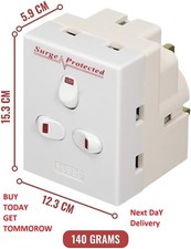 3 way switched surge protected