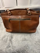 Patricia Nash Poppy Tote Heritage Italian Leather shoulder bag tan Purse