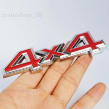 4x4 metal chrome - logo, car