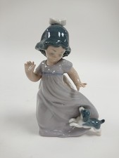 Nao by Lladro Girl with Puppy