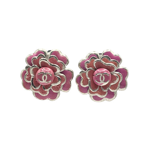 Chanel camelia flower earrings - chanel,