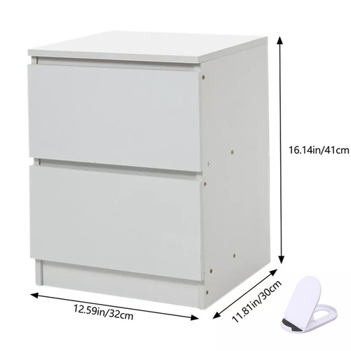 Modern bedside table - bedside, drawers