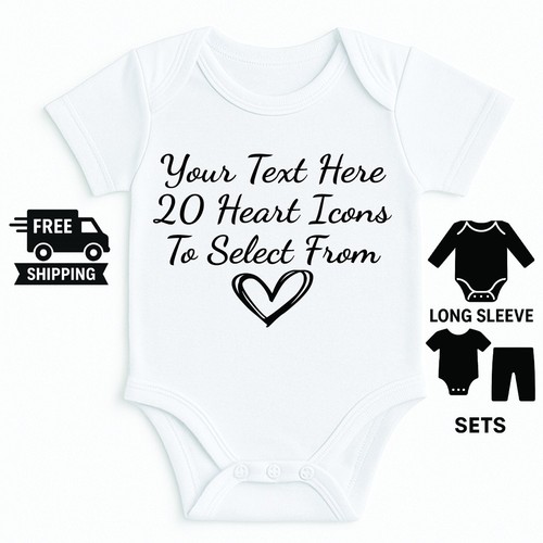 Personalised baby grow - baby,