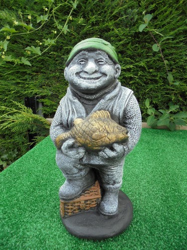 Fisherman garden ornament - garden,