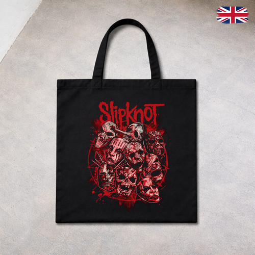 Slipknot skull masks tote bag - masks,