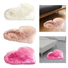 Plush Heart Shaped Carpet
