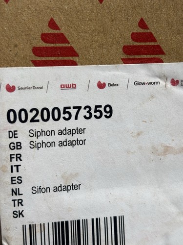 Glow worm siphon - siphon, adapter