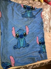 Disney Store Stitch Fleece Blanket 