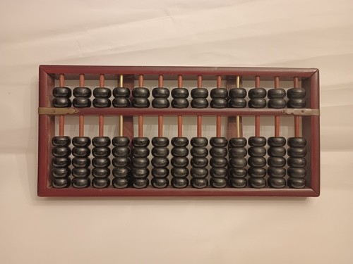 Vintage chinese wooden abacus - chinese,