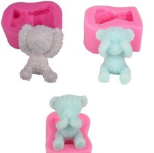 Bear mould silicone see - 3d,