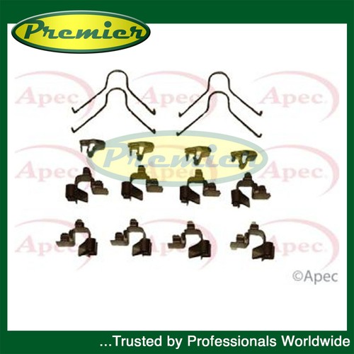 Premier front rear brake pads - premier,
