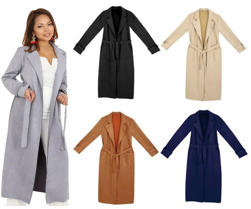 New ladies women belted - new, wind