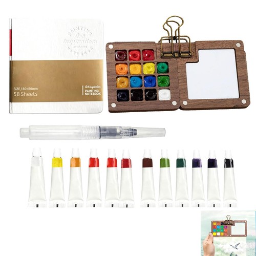 Mini watercolour paint - paint, set