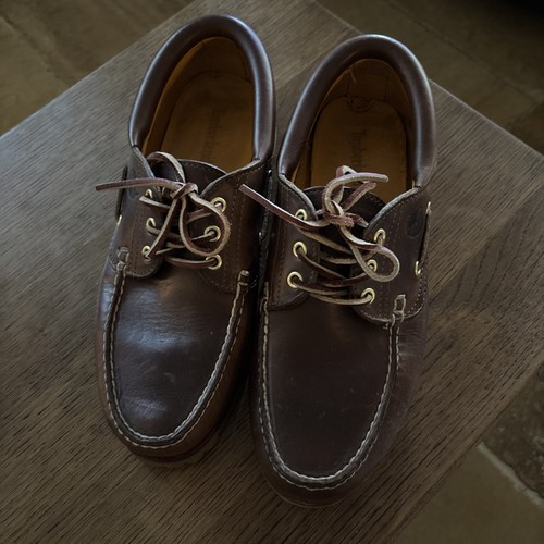 Timberland brown leather - brown, boat