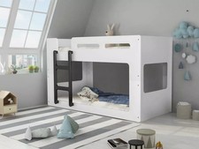 White Low Bunk Bed for