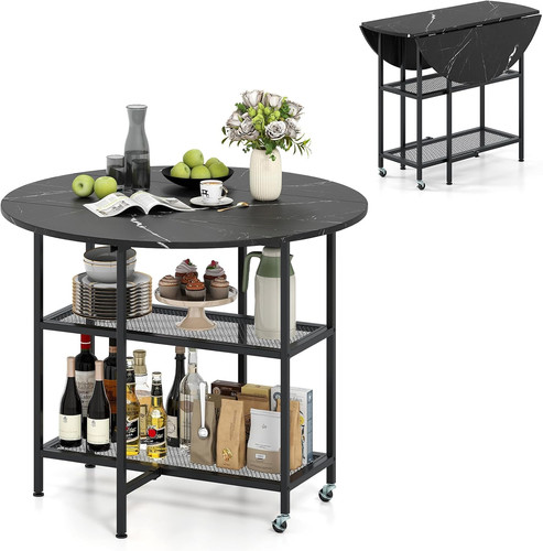 Folding dining table with - 40",
