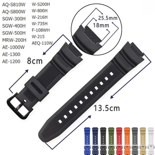 Casio strap band - band, aq-s810w