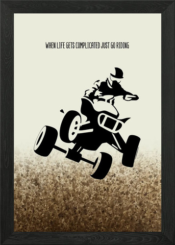 Atv quad wall art decor - wall,