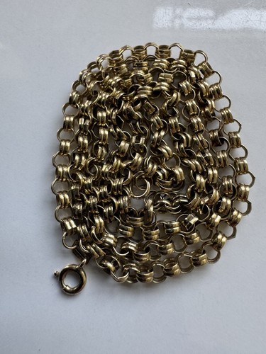 9ct yellow gold belcher - belcher, chain