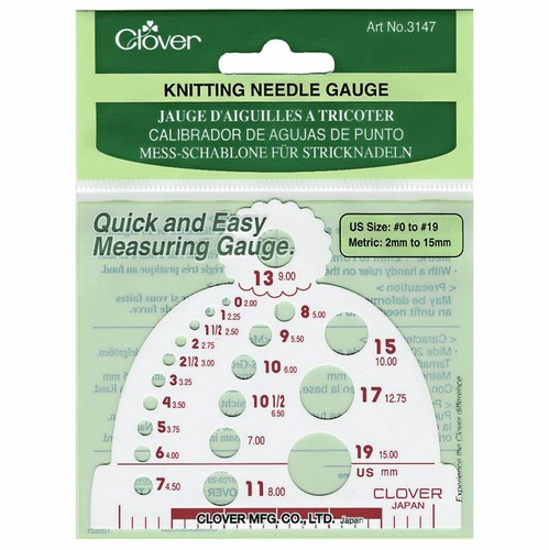 Clover knitting needle - clover, gauge