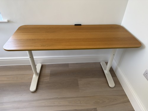 Ikea bekant desk oak veneer - ikea,