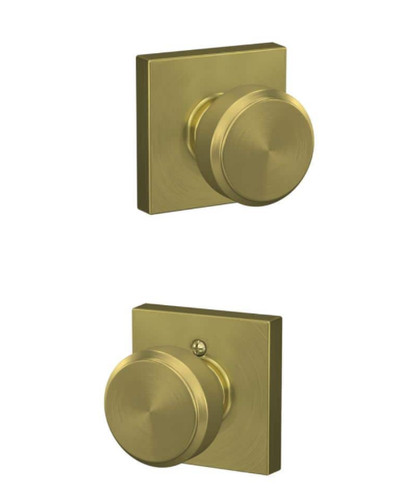 Schlage bowery satin brass - satin,