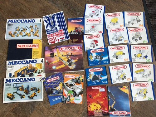 Job lot meccano instructions - lot,