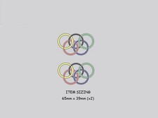 Olympic Rings - Bicycle Decals