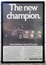 Framed original Classic Car Ad