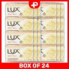 LUX Velvet Touch Soap Bar Indulgent Skincare For Face Hands & Body 80g Box of 24