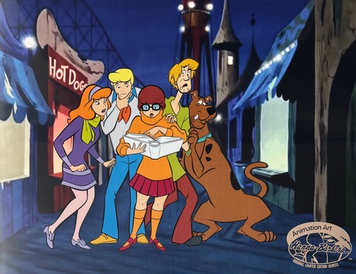 Scooby doo funland sericel - scooby,