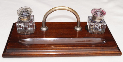 Antique mahogany double - antique,