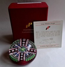 Perthshire PP174 Cross Design Paperweight