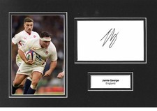 Jamie George Signed 12x8 Photo