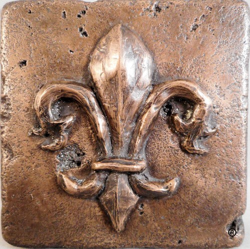 Bronze fleur d lis - fleur,
