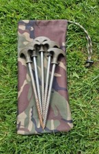 Bivvy Peg Bag Made From Cordura Camo Fabric For Carp Fishing 