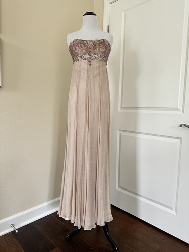 Terani couture silk dress size - couture,