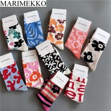 Marimekko Women's Ankle Socks: Winter Warm Soft Cozy, Size 37-39, New Year Gift