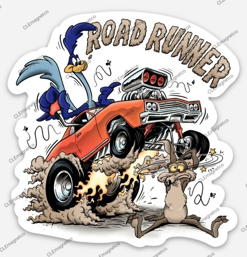 Muscle car sticker ratfink - sticker,