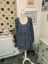 Mudd And Water Grey Mix Stretch Tunic With Pockets Size 16