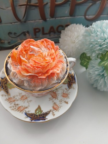 Tea cup candles - tea,