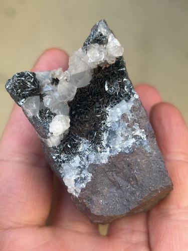 Specularite and quartz - specularite,