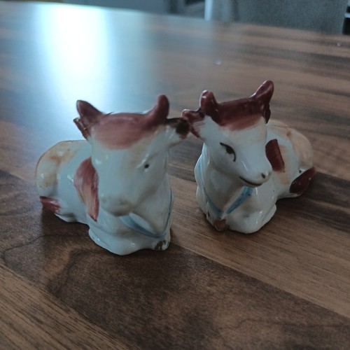 Pair staffordshire pottery - pair,