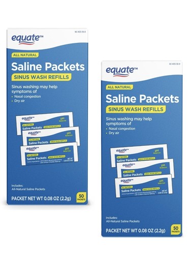 Equate natural saline - saline, powder