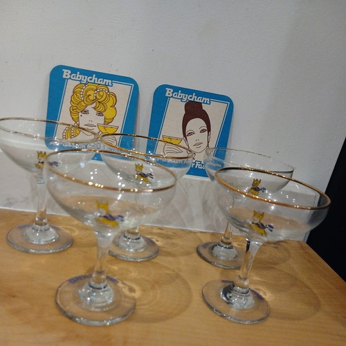 Vintage babysham glasses set - babysham,