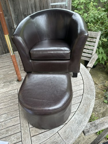 Dunelm faux leather brown - dunelm,